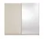 Armadio con specchio | Cashmere | 221 x 60 x 207 cm | 1 asta appendiabiti | Maniglie in metallo | Illuminazione inclusa | 6 scomparti | Sistema Soft-Close | Igoumenitsa 04