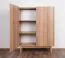 Cassettiera alta a due ante Ashford 04, colore: Rovere Riviera / Marmo Bianco - Dimensioni: 122 x 97 x 37 cm (A x L x P)