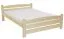 Letto matrimoniale king size 83 | Pino massiccio naturale | Rete a doghe inclusa | 180 x 200 cm