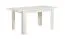 Tavolo pranzo allungabile Cubi 02 | Bianco moderno | Bordi ABS | 120 x 80 cm estensibile a 153 cm