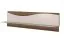 Mensola da parete Patamea 04 | Noce e crema lucido | 34 x 140 x 21 cm | Stile contemporaneo