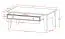 Tavolino Gyronde 06 | Pino massiccio | Bianco e noce | 122 x 71 x 48 cm | Stile provenzale