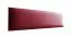 Pannelli imbottiti rossi 40 x 15 cm | Set da 10 pezzi | Finta pelle resistente e facile da pulire