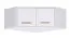 Armadio allungabile Fafe 16, colore: bianco - Dimensioni: 40 x 91 x 91 cm (A x L x P)