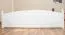 Letto king size "81", pino massiccio, bianco, incl. rete a doghe - 180 x 200 cm