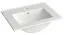 Lavabo bagno "Bokaro" 06 | Ceramica bianca | 13 x 51 x 39 cm | Design elegante e funzionale