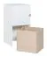 Cassettiera per cameretta Skalle 15 | Bianco e marrone chiaro | 94 x 47 x 49 cm | Design moderno e modulare