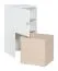 Cassettiera per cameretta Skalle 15 | Bianco e marrone chiaro | 94 x 47 x 49 cm | Design moderno e modulare