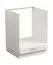Base per elettrodomestici da incasso Kunja | Bianco lucido | 82 x 60 x 55 cm | Design moderno