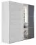Specchio per armadio scorrevole Sabadell | Design moderno | Set 3 pezzi 214x50 cm | Compatibile con armadi SG-MA
