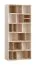Libreria "Sarandi" 10, beige, 12 scomparti, 92 x 40,5 x 206 cm