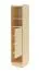 Scaffale "Beringen" 02, color rovere Mavelie/Macadamia, gambe: metallo, 1 anta a battente, 6 scomparti, sistema "push-to-open", 45 x 42 x 195 cm