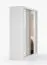 Armadio scorrevole Gorski 33 | Bianco opaco con specchio | 2 ante | 6 scomparti | 218 x 203 x 61 cm