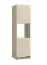 Mobile alto da cucina "Mionica" 03 | Grigio rovere e sabbia | 3 ante | 214,5 x 60 x 57,5 cm
