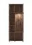 Vetrina alta "Kanjiza" 01 | Rovere Flagstaff, bianco lucido | 2 ante, 10 scomparti | 200,5 x 78,5 x 40 cm