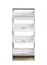 Scarpiera "Gradide" 09 | Rovere Sonoma | 4 ante specchiate | 8 scomparti | 155,5 x 67 x 28 cm