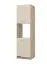 Mobile alto da cucina "Mionica" 03 | Grigio rovere e sabbia | 3 ante | 214,5 x 60 x 57,5 cm