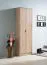 Scarpiera "Smeda" 01 | Rovere Sonoma | 2 ante | 7 scomparti | 191,5 x 60 x 33 cm