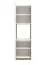 Mobile alto da cucina "Mionica" 03 | Grigio rovere e sabbia | 3 ante | 214,5 x 60 x 57,5 cm
