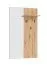 Set ingresso Crina 5 pezzi | Armadio, specchio, cassettiera, scarpiera con cuscino | Rovere grigio, ABS