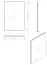 Set ingresso Banat 5 pezzi | Armadio con specchio | Cassettiera | Scarpiera | Protezione bordi ABS | Ganci appendiabiti