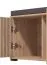 Set ingresso Paduna 5 pezzi | Rovere Artisan | Armadio, cassettiera, scarpiera con cuscino, specchio, appendiabiti 6 ganci