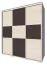 Set camera da letto completo 5 pezzi Rabaul | Rovere Sonoma chiaro/scuro | Letto 160x200 cm | Armadio scorrevole