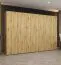 Armadio guardaroba 3 metri rovere Artisan | 6 ante battenti | Maniglie color cashmere | Sistema Soft-Close