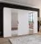 Armadio con ante a specchio "Zainab" 11, bianco, maniglie: cashmere, 2 ante, 4 scomparti, 4 barre appendiabiti, Sistema "Soft-Close", bordi in ABS, 300 x 52 x 202 cm
