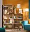 Scaffale Knide 11 | Rovere Artisan | 5 scomparti | Bordi ABS | 176,5 x 70 x 24,5 cm