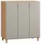 Set ingresso 3 pezzi "Nanez" | Rovere e grigio | Design moderno salvaspazio