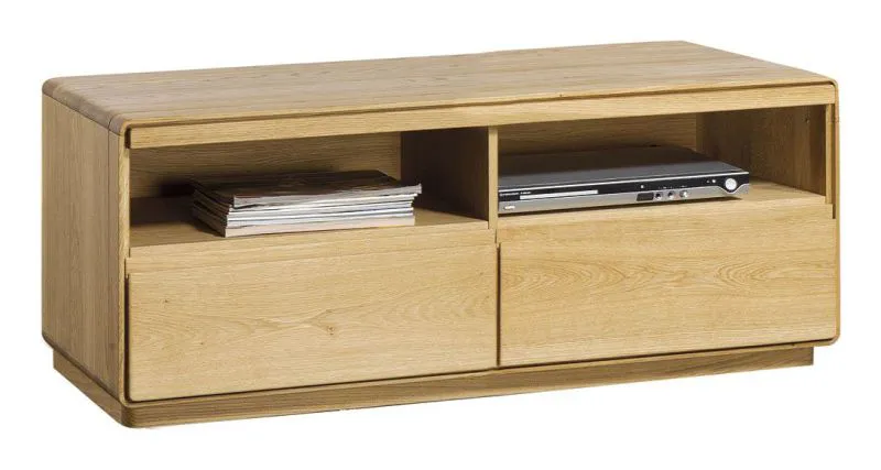 Mobile porta TV "Fazenda" 09 | Rovere parzialmente massello | Finitura naturale | 47 x 119 x 50 cm