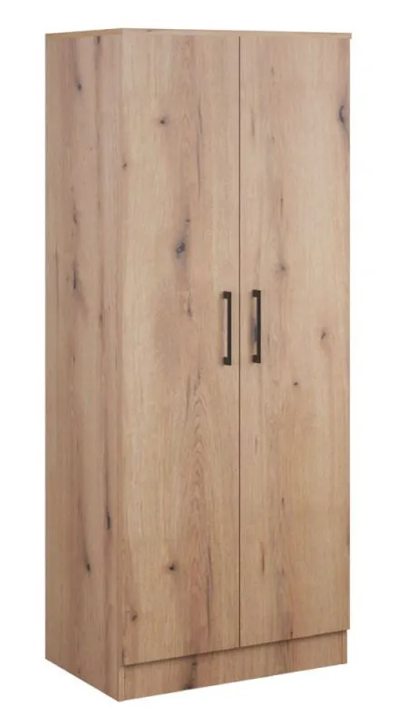 Armadio a due ante battenti Sidonia 05 | Rovere Artisan | 200 x 82 x 53 cm | Design moderno e spazioso