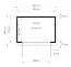 Casetta da giardino Freiberg 01 incl. pavimento, finitura naturale - Casetta da giardino prefabbricata da 19 mm, superficie utile: 2,19 m², tetto a una falda
