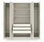 Cassettiera per armadio Edegem 01 | 3 pezzi | Colore: cashmere