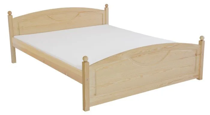 Lettino per bambini in legno di pino massello naturale 81 | Rete a doghe inclusa | 140 x 200 cm