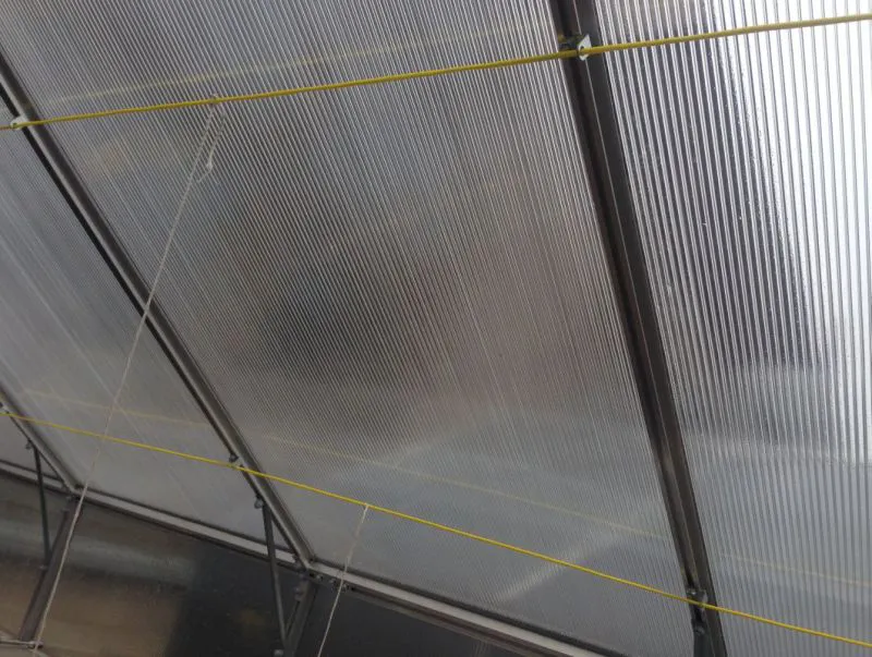 Supporto per piante da serra 400 cm | Struttura robusta | Finitura grigia elegante