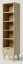 Scaffale Aurornis 19 in pino massiccio naturale | 200 x 50 x 40 cm | Design moderno | Ampio spazio