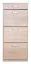 Scarpiera "Pamanukan" 05 rovere Sonoma | 136 x 60 x 30 cm | Design moderno | Ampio spazio scarpe