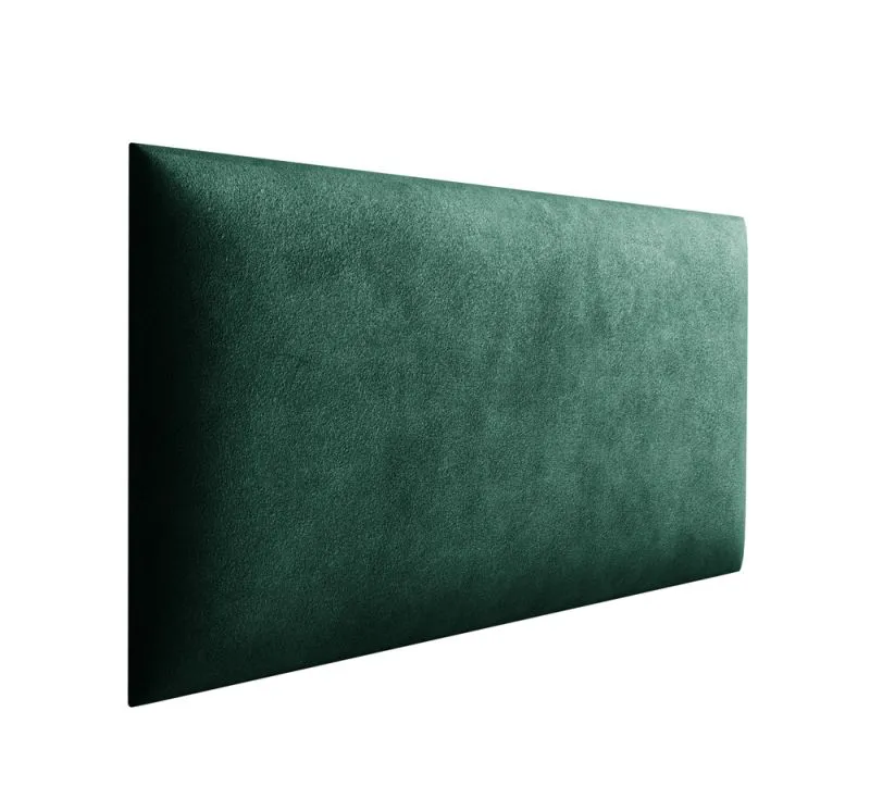 Pannelli imbottiti per tappezzeria | Set 10 pezzi | Velluto verde scuro | 50 x 30 cm