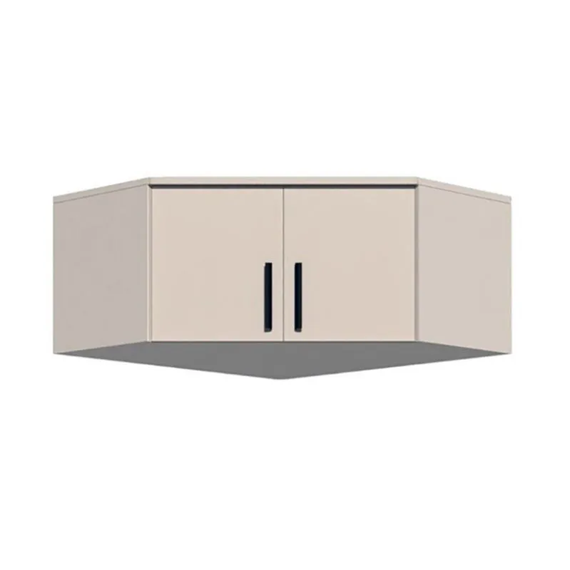 Modulo aggiuntivo angolare Fafe 08 | Cashmere e Rovere Cremona | 2 ante Soft-Close | 40 x 91 x 91 cm