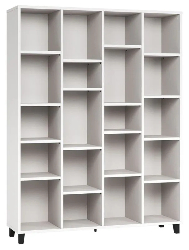 Scaffale "Vacas" 26 bianco | 195 x 149 x 38 cm | Design moderno e versatile | 20 scomparti regolabili