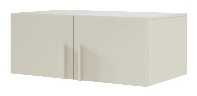 Mobile top per armadio Edegem 03 | bordi in ABS | colore: cashmere | 100 x 61 x 40 cm | 2 ante | 1 scomparto grande