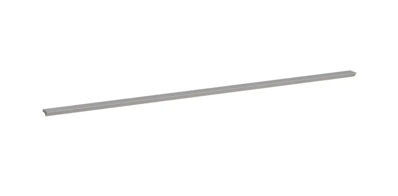 Striscia LED per armadio "Aarwangen", cromata, luce neutra, 4,39 W, cavo 2 m, controllabile con telecomando, 98,5 x 1 x 3 cm
