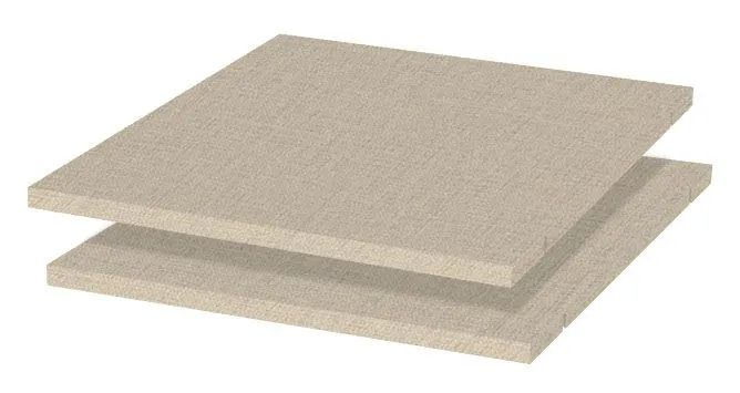 Ripiani per armadio Faleasiu | Set 2 pezzi | 50 x 43 x 2 cm | Beige | Design elegante
