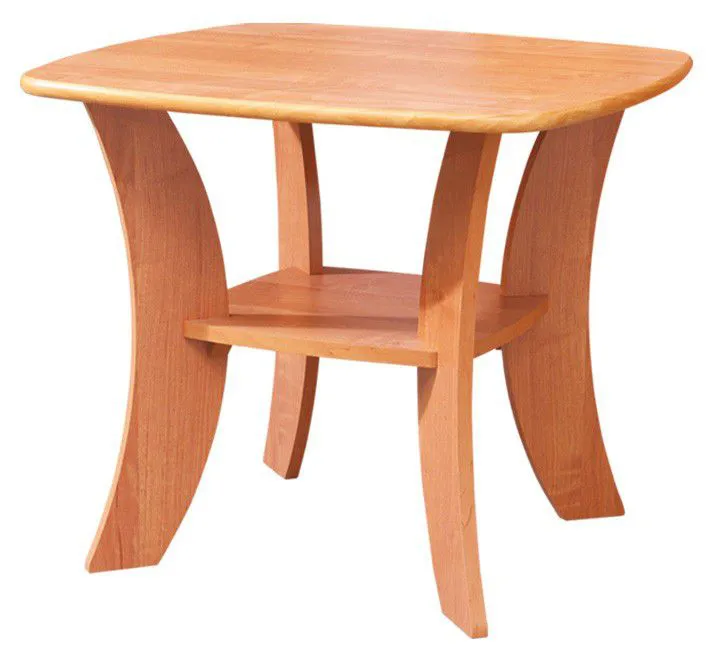 Tavolino "Grogol" 15, ontano - 68 x 68 x 57 cm (l x p x h)