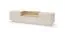 Mobile TV "Manouba" 05, beige/rovere Cremona, 2 ante a battente, 3 scomparti, 1 cassetto, illuminazione a LED, funzione "push-to-open", 176 x 40 x 43 cm