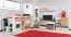 Armadio cameretta Lian 05 | Marrone chiaro, bianco, cappuccino | 195 x 80 x 40 cm | Design moderno