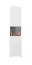 Armadio cameretta "Lede" 05 | grigio/bianco | 190 x 45 x 40 cm | Design moderno e funzionale