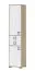 Cameretta - Armadio "Benjamin" 25, faggio / bianco - 198 x 44 x 37 cm (h x l x p)